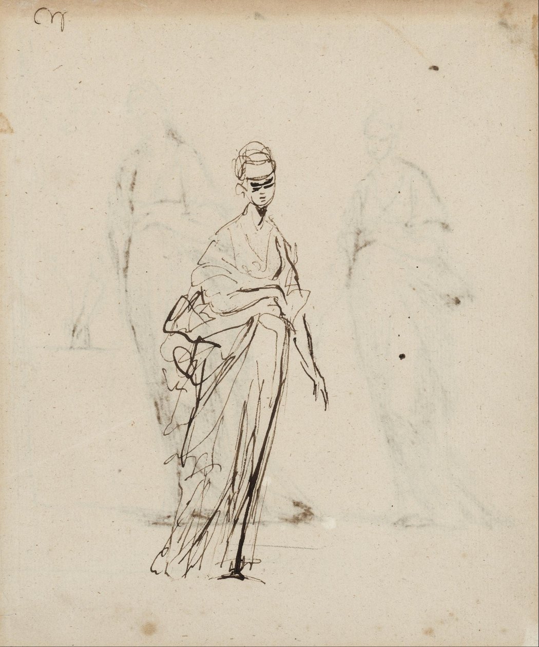 Egyetlen női alak alkotó: George Romney