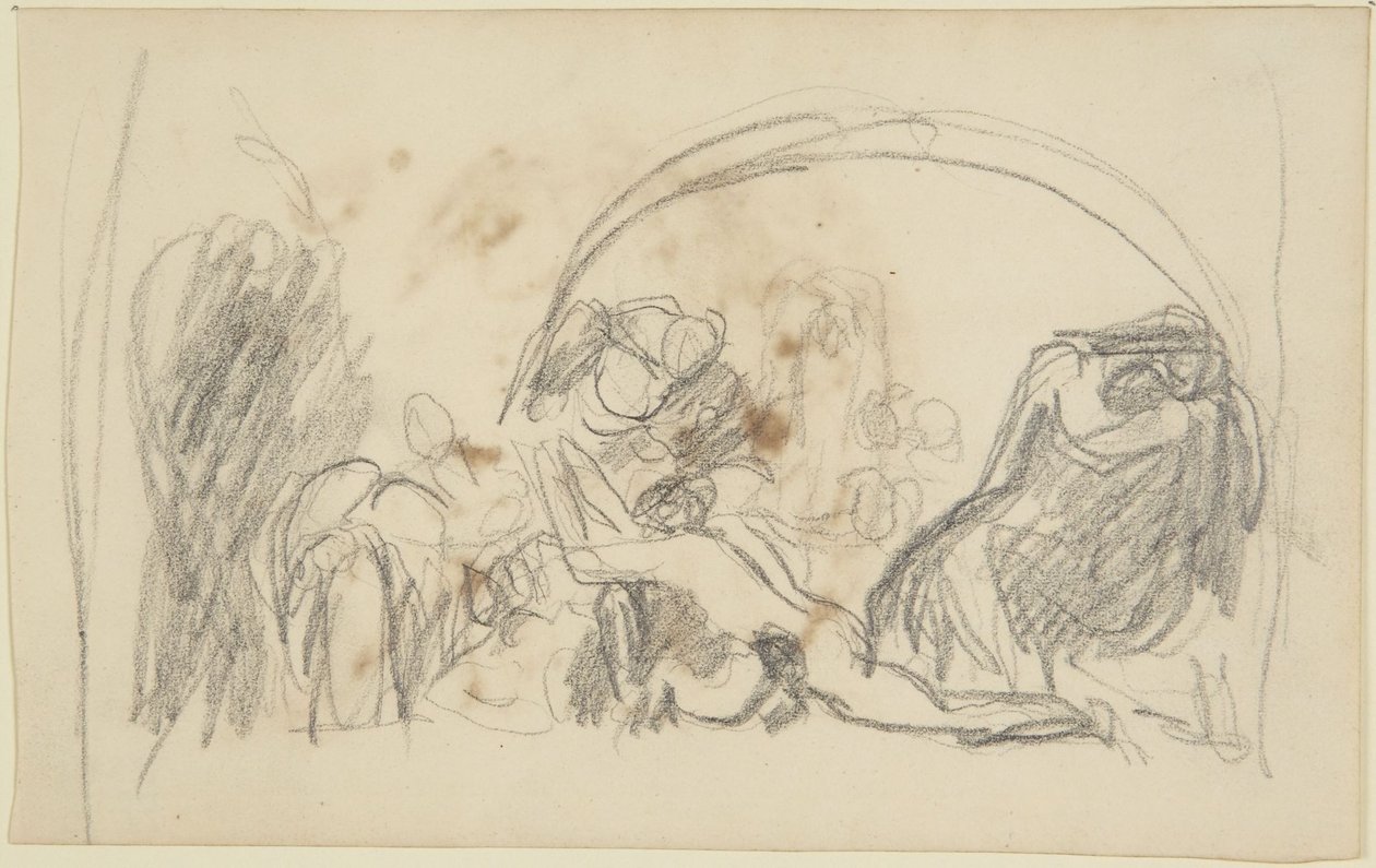 Vázlat Howard börtönlátogatásához alkotó: George Romney
