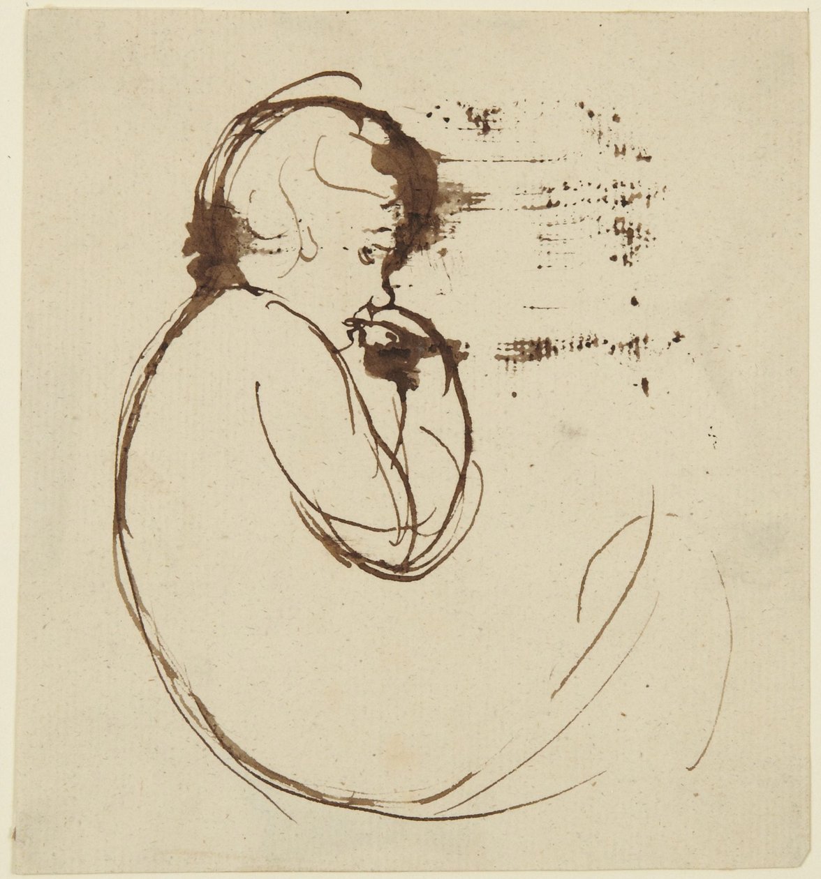 Egy gyermek vázlata alkotó: George Romney