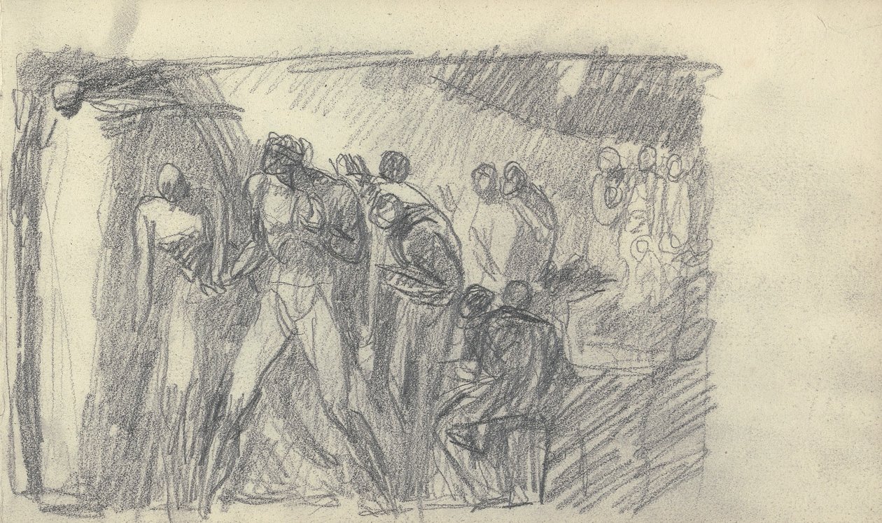 Vázlatfüzetből származó rajz alkotó: George Romney
