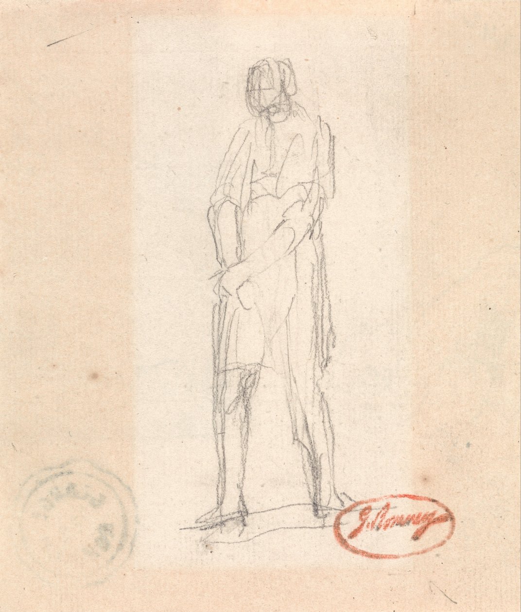 Álló alak alkotó: George Romney