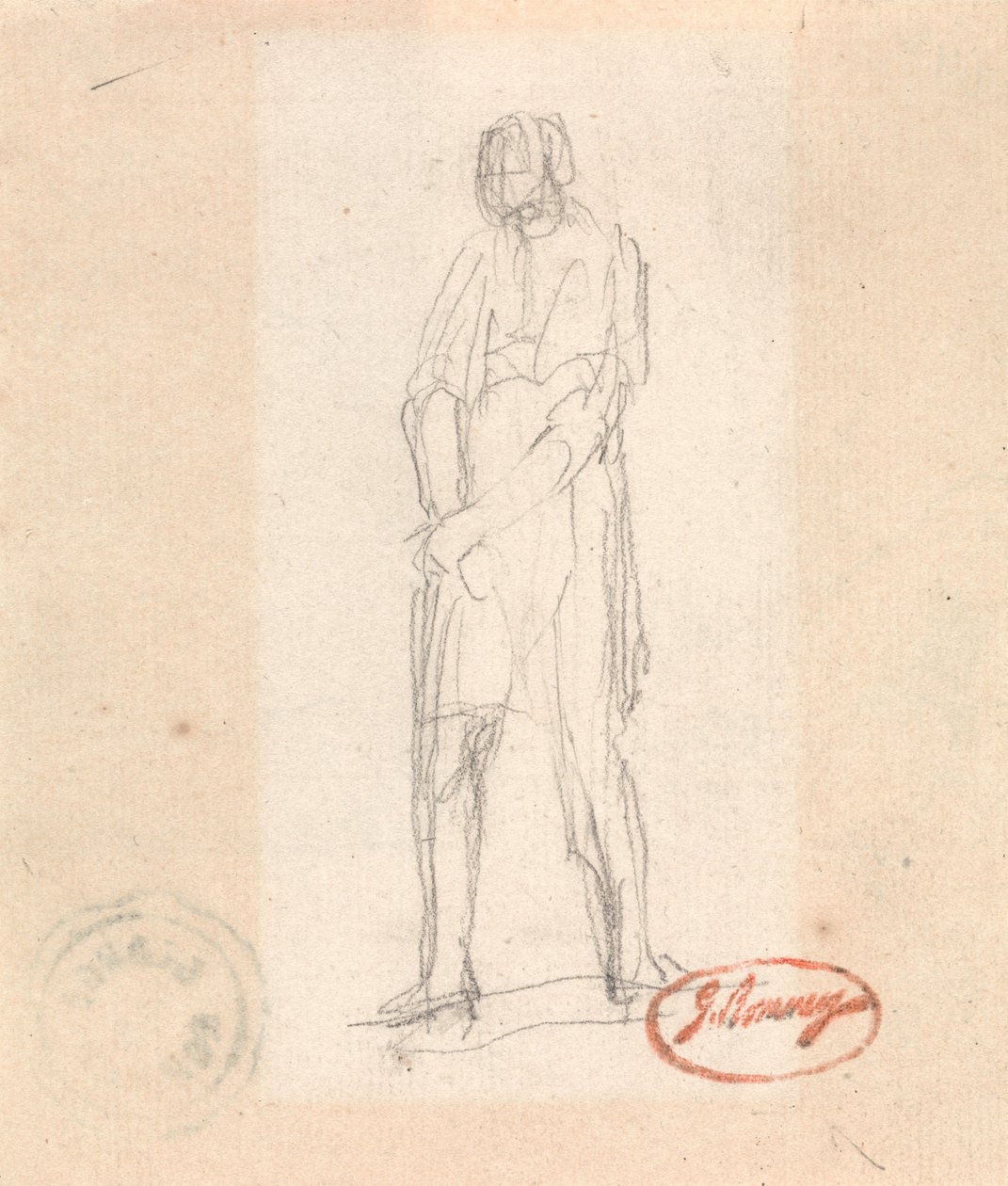 Álló alak alkotó: George Romney