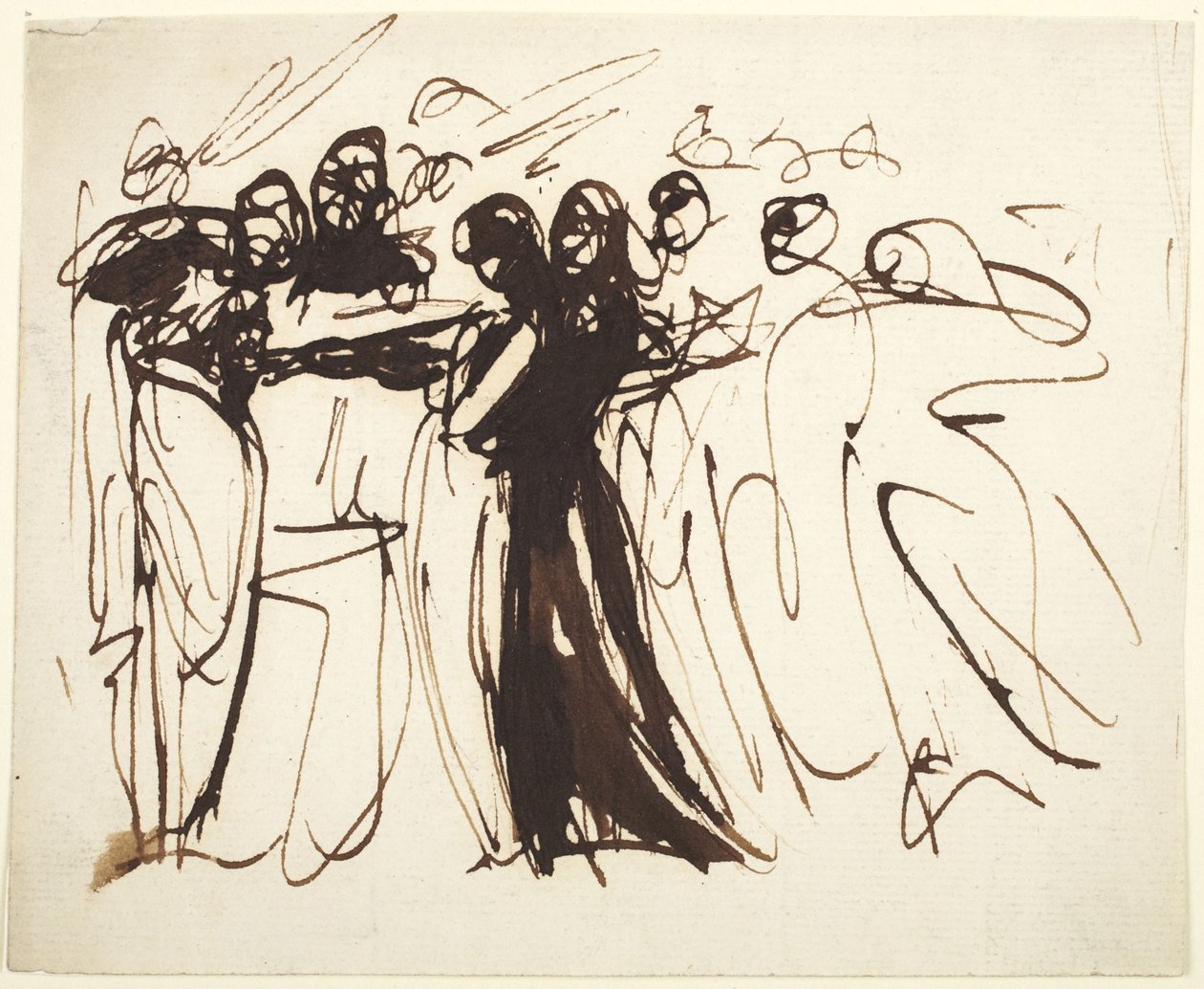 Összegyűlt álló alakok alkotó: George Romney