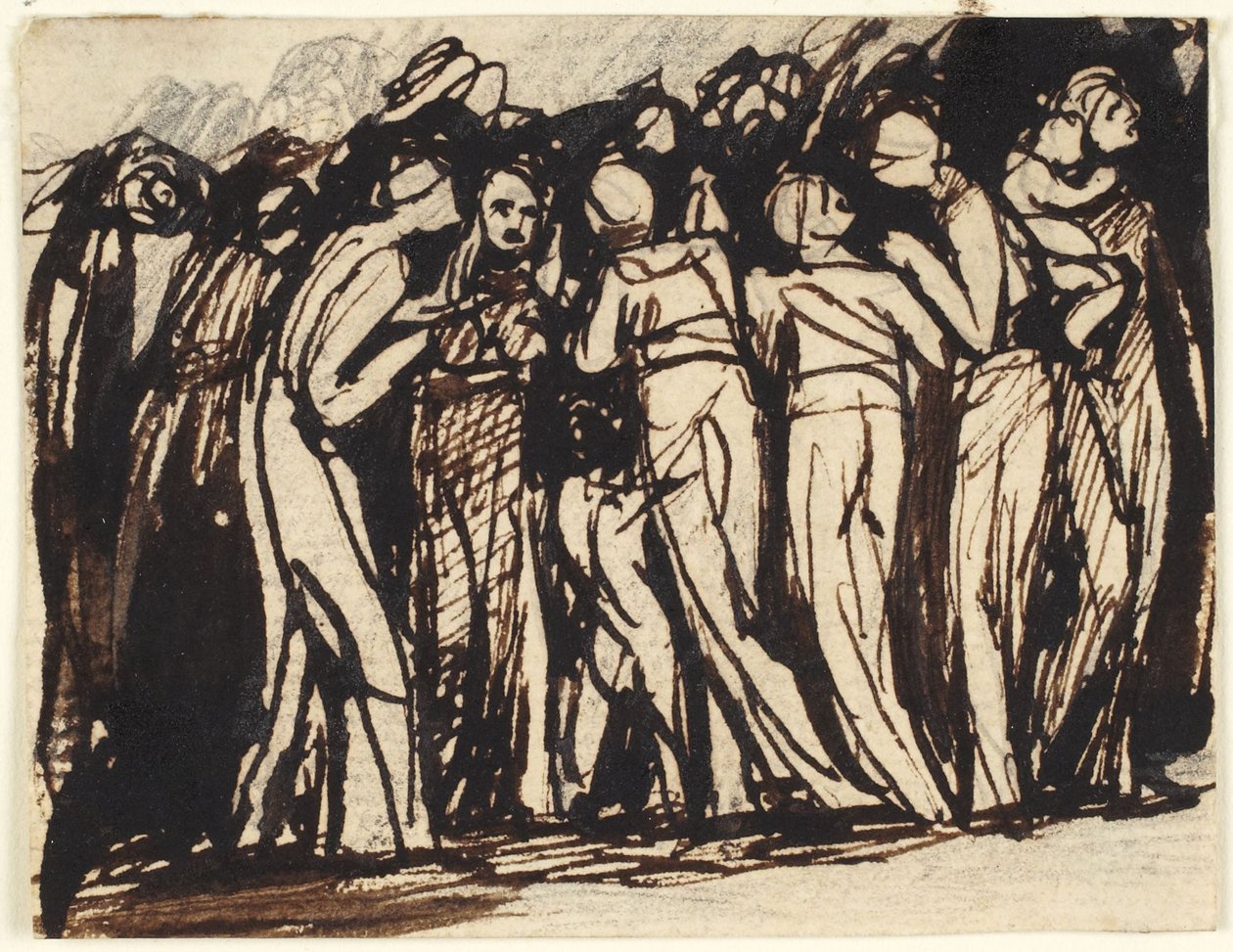 Álló nők és gyermekek alkotó: George Romney