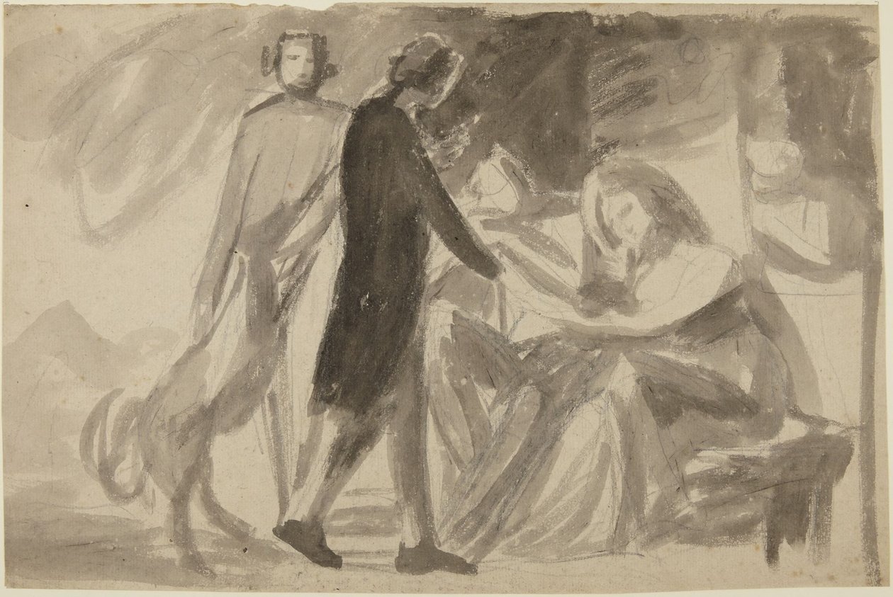 Vázlat egy csoportportréhoz () alkotó: George Romney