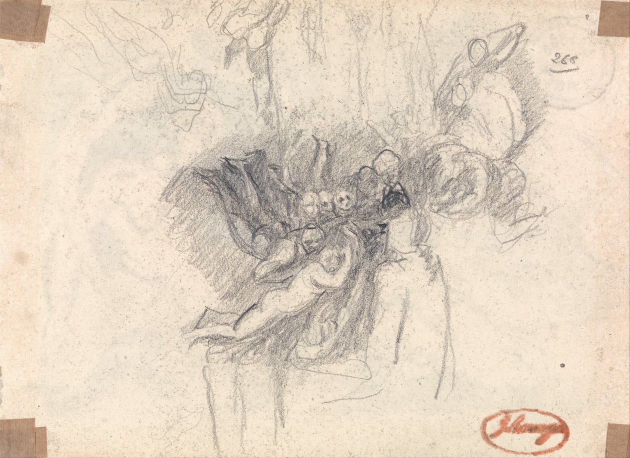 Krisztus megkísértése alkotó: George Romney