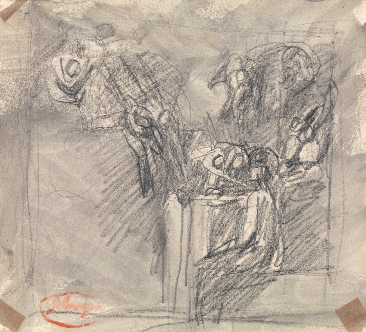 Krisztus megkísértése alkotó: George Romney