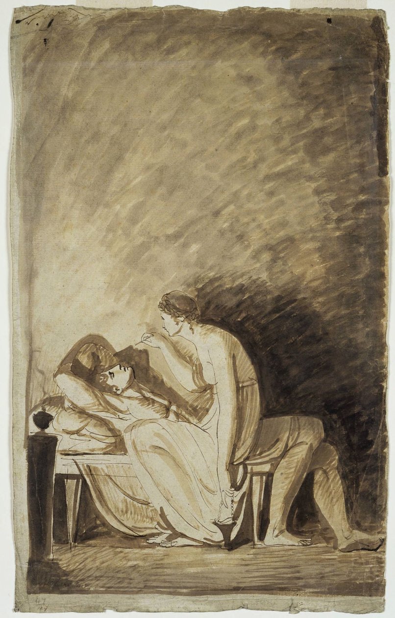 A festészet eredete alkotó: George Romney