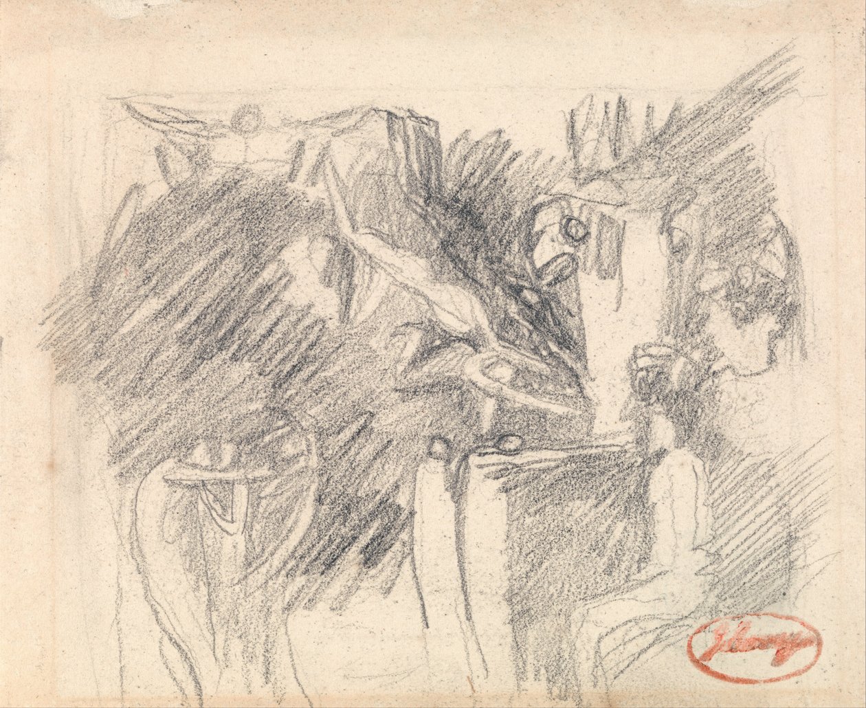 Krisztus megkísértése alkotó: George Romney