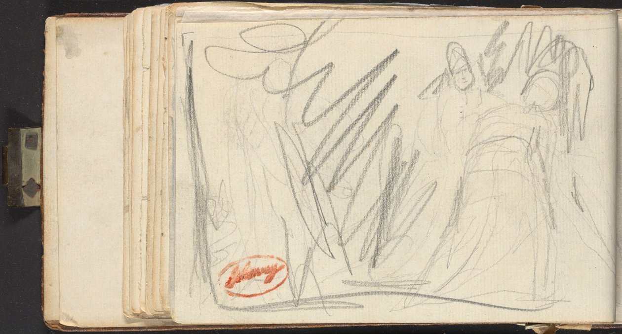 Két alak lengő köntösben alkotó: George Romney