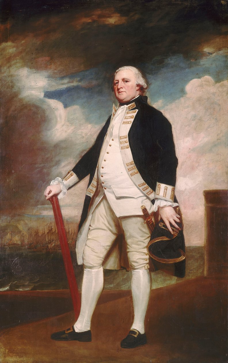 George Darby admirálishelyettes (1720-1790 körül) alkotó: George Romney