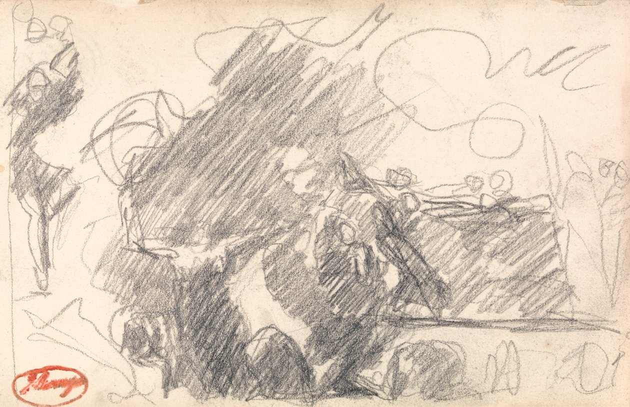 Boszorkányok barlangja: MacBeth második látogatása alkotó: George Romney