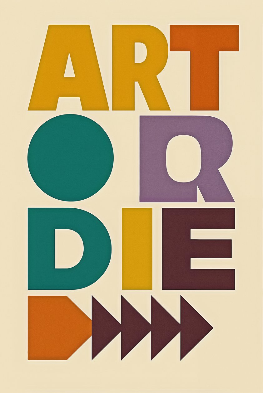 Art or Die-Neutrals, 2024 (akril, vászon) alkotó: George Rosaly