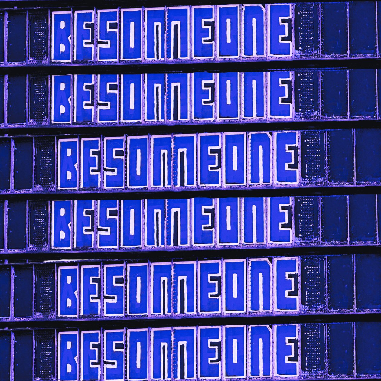 Be Someone, 2023 (Akril, vászon) alkotó: George Rosaly