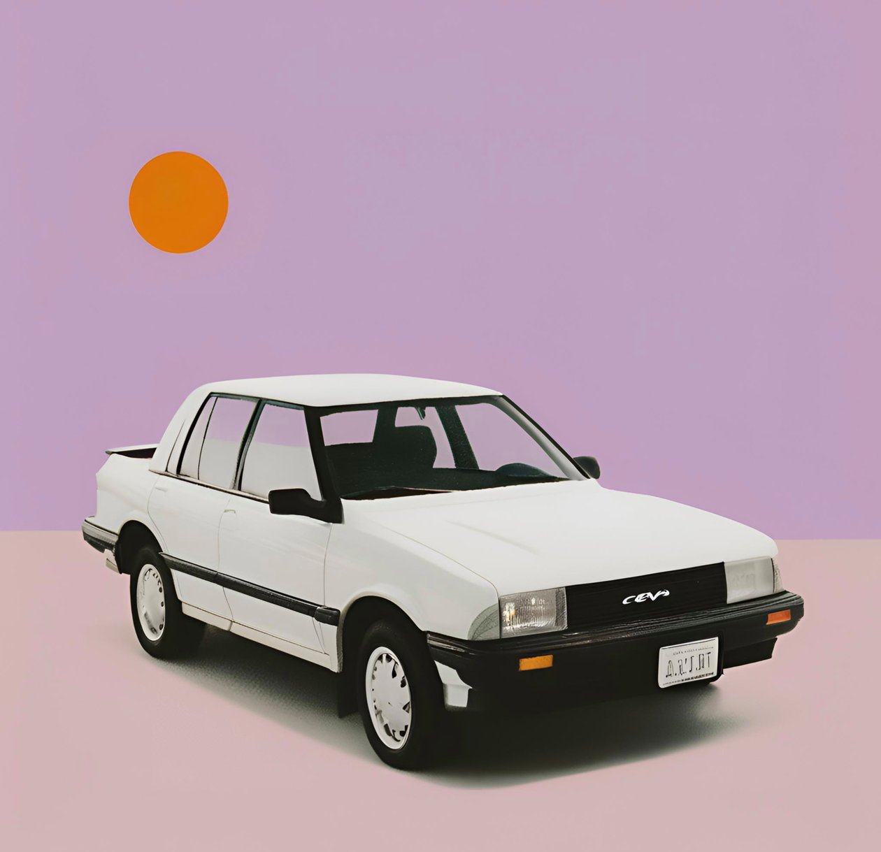 Minimalista Drive, 21. század (festmény) alkotó: George Rosaly