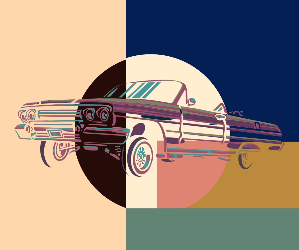 South Side , 2023 (Akril vászonra) alkotó: George Rosaly