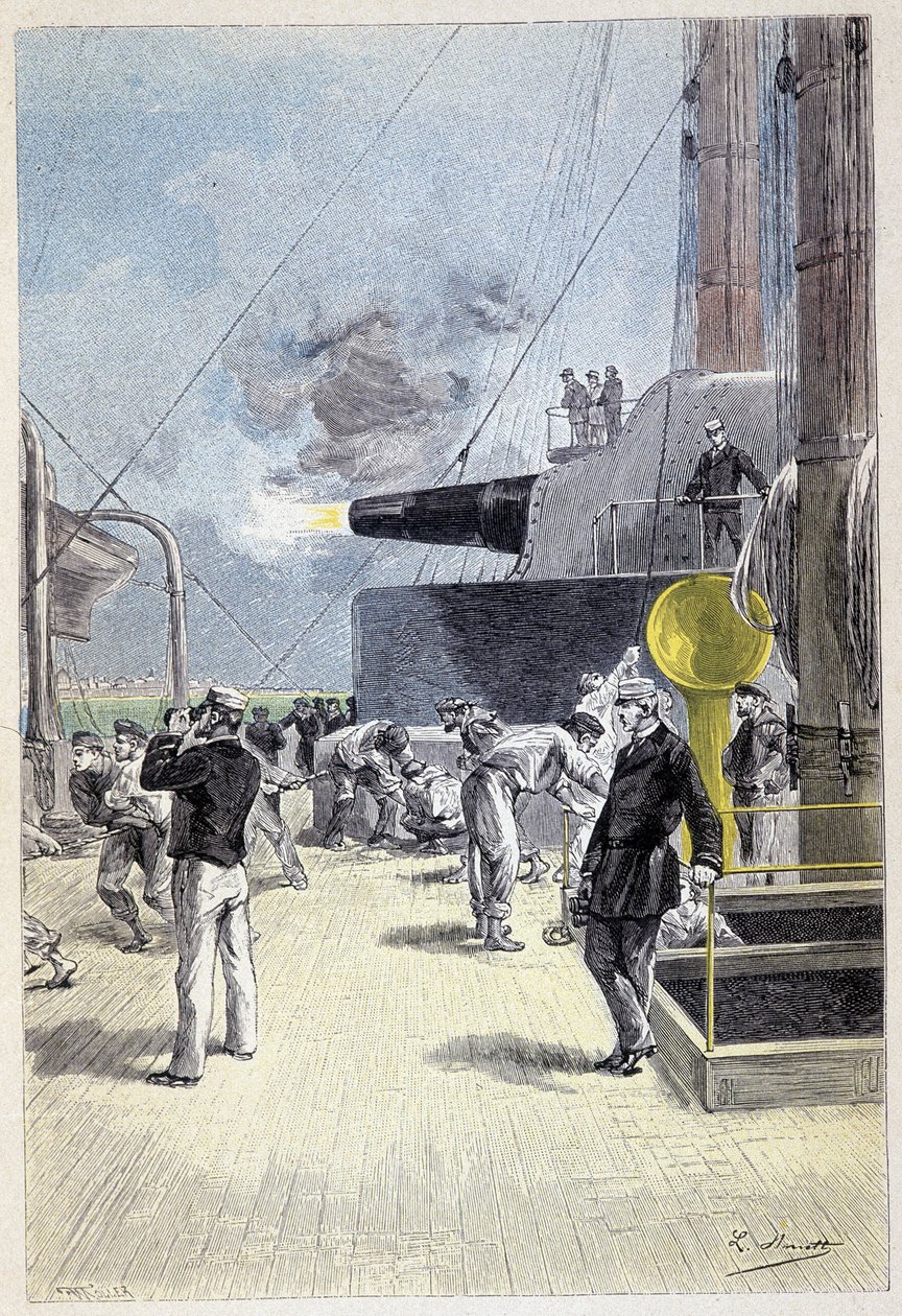 Az első ütés az üresen a toronytól kezdődik (277. oldal) Jules Verne "" L