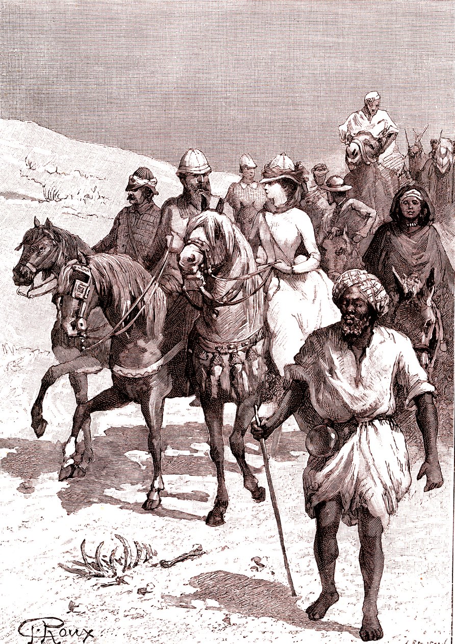 Expedíció a Vörös-tengerhez. 1888 (metszet) alkotó: George Roux
