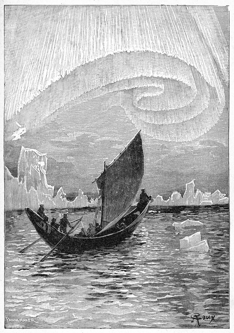 Illusztráció Jules Verne 