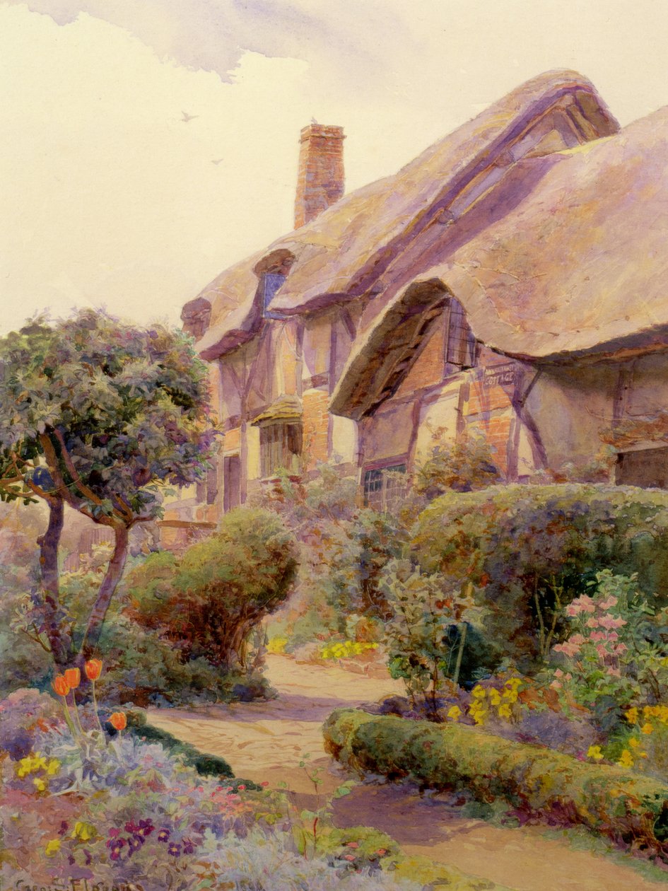 Anne Hathaway házikója alkotó: George Samuel Elgood