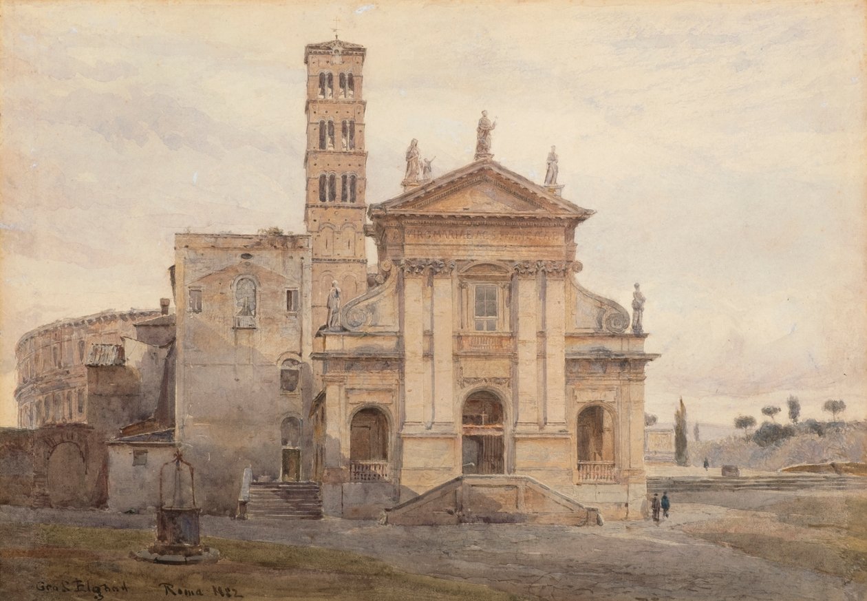 Szent Francesca Romana bazilika, Róma alkotó: George Samuel Elgood