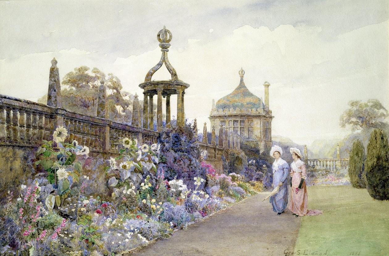 Montacute, Napraforgók, 1886 alkotó: George Samuel Elgood