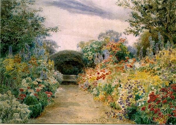 Nyári virágok, Ramscliffe alkotó: George Samuel Elgood