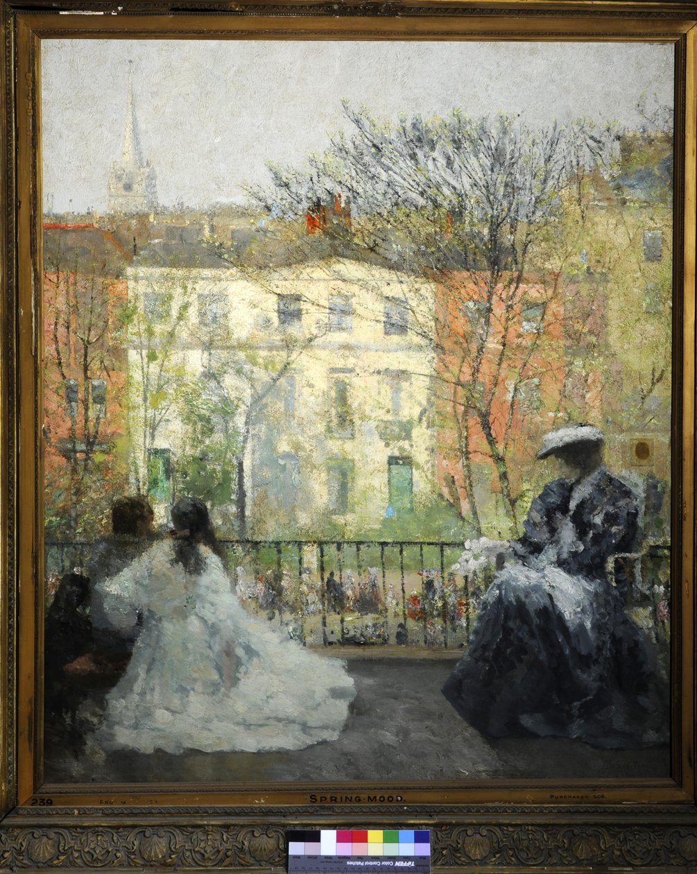 Tavaszi hangulat, 1908 körül (olaj, vászon) alkotó: George Sauter