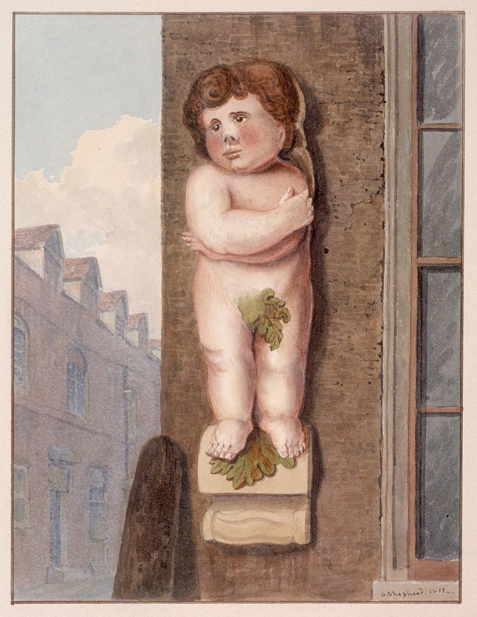 Pye Corner, London, 1812 alkotó: George Shepheard