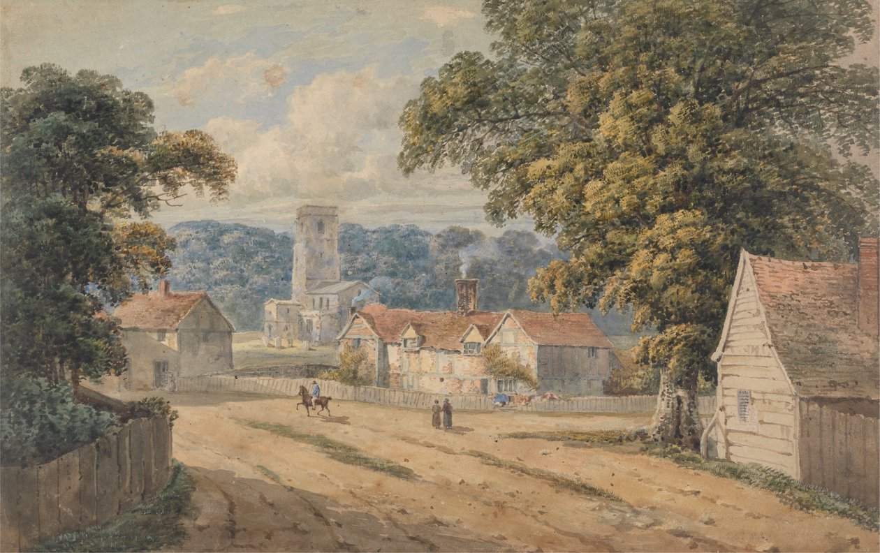 Aldbury faluja, Hertfordshire alkotó: George Shepheard