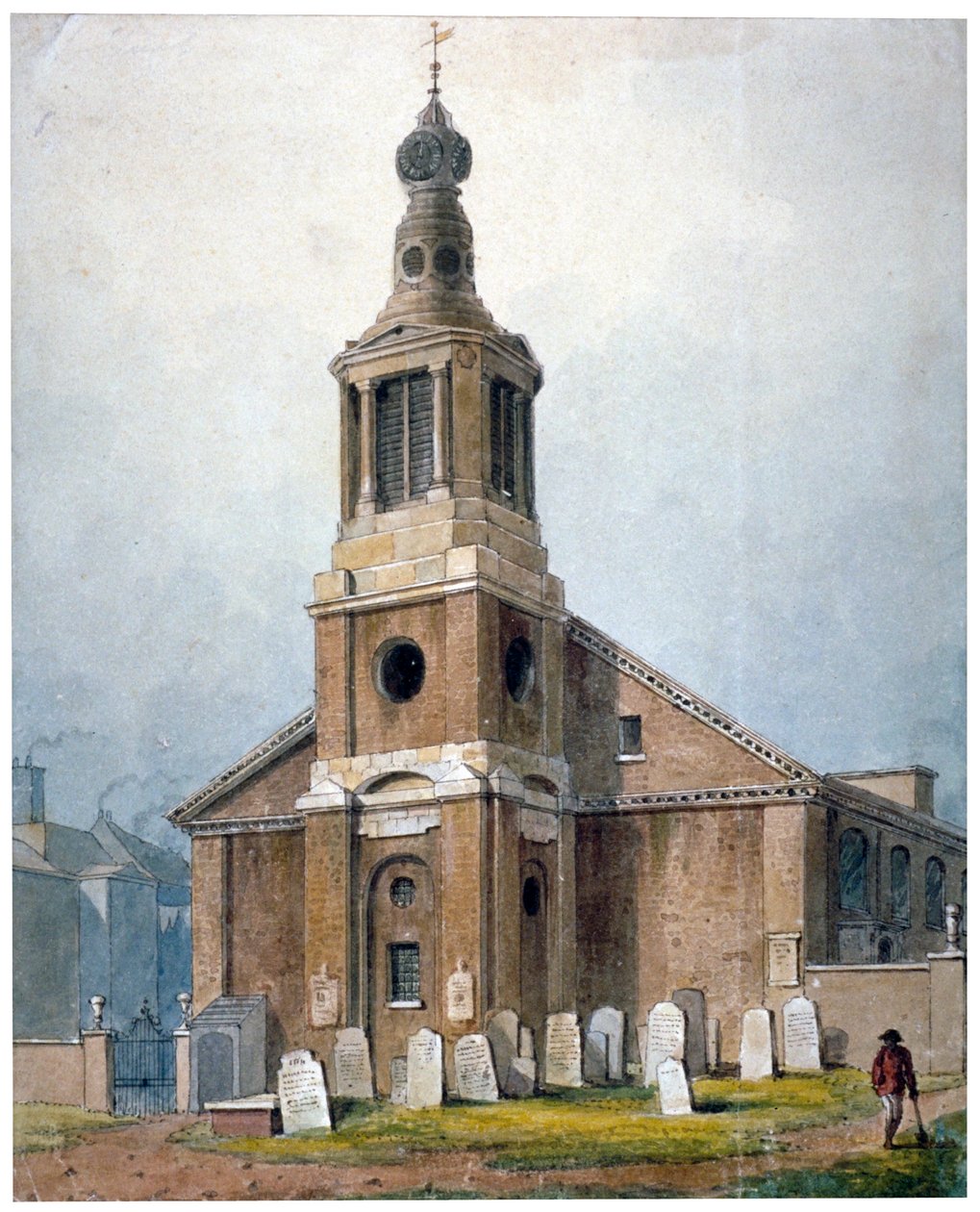 Szent Anna-templom, Dean Street, Soho, London, 1828 alkotó: George Shepherd