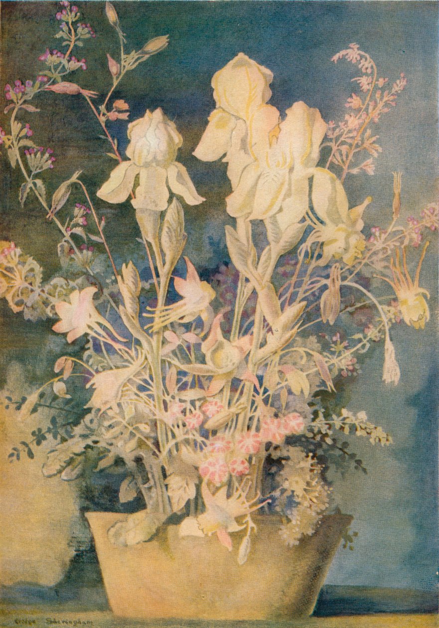 George Sheringham virágfestménye, 1910-1920, 1936. alkotó: George Sheringham