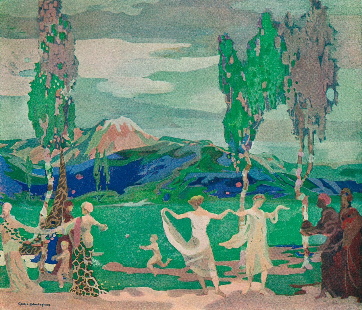 The Fields of Avatar, c20. század 1914-1915 alkotó: George Sheringham