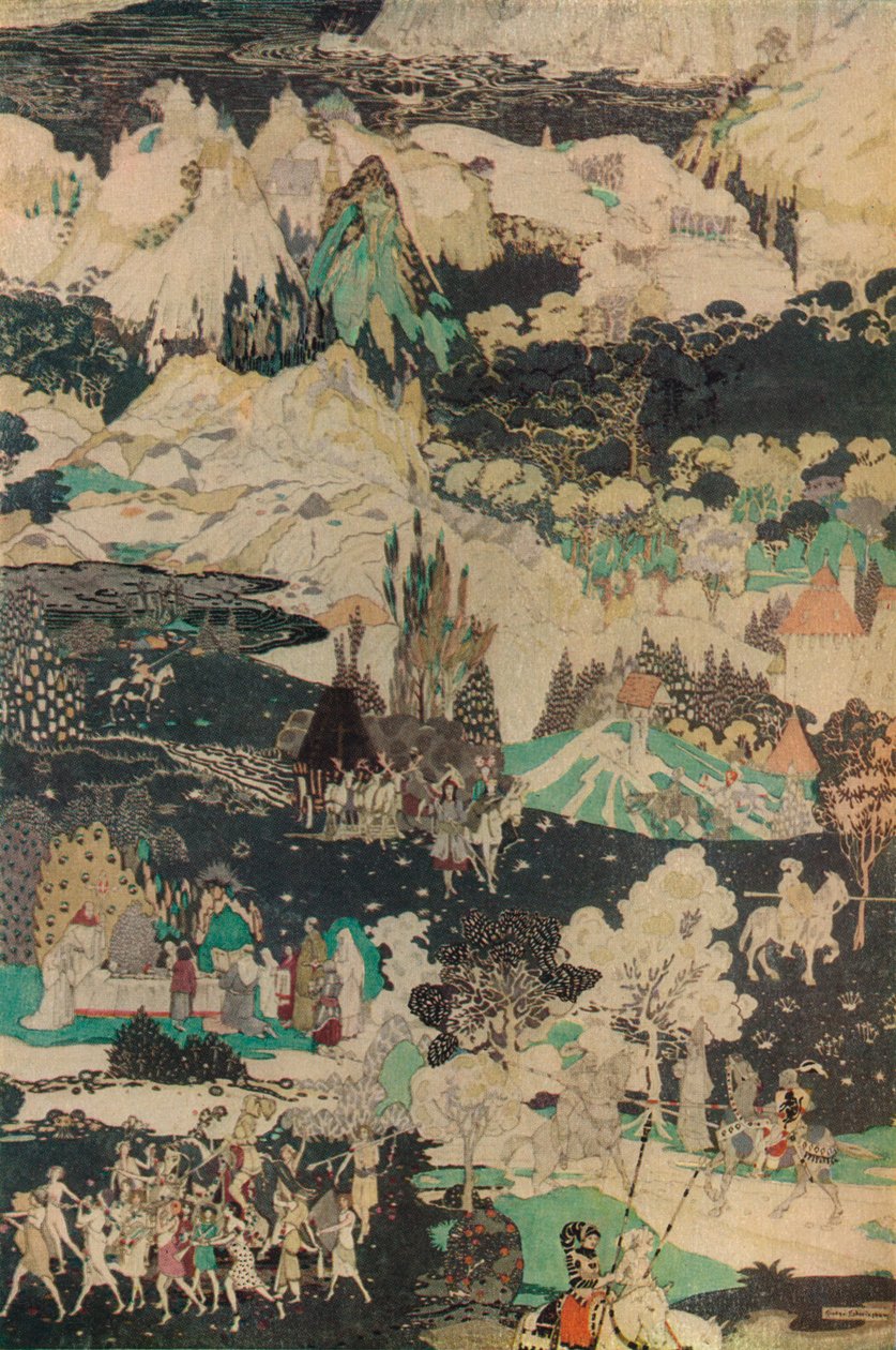 A Szent Grál küldetése, 1919 alkotó: George Sheringham