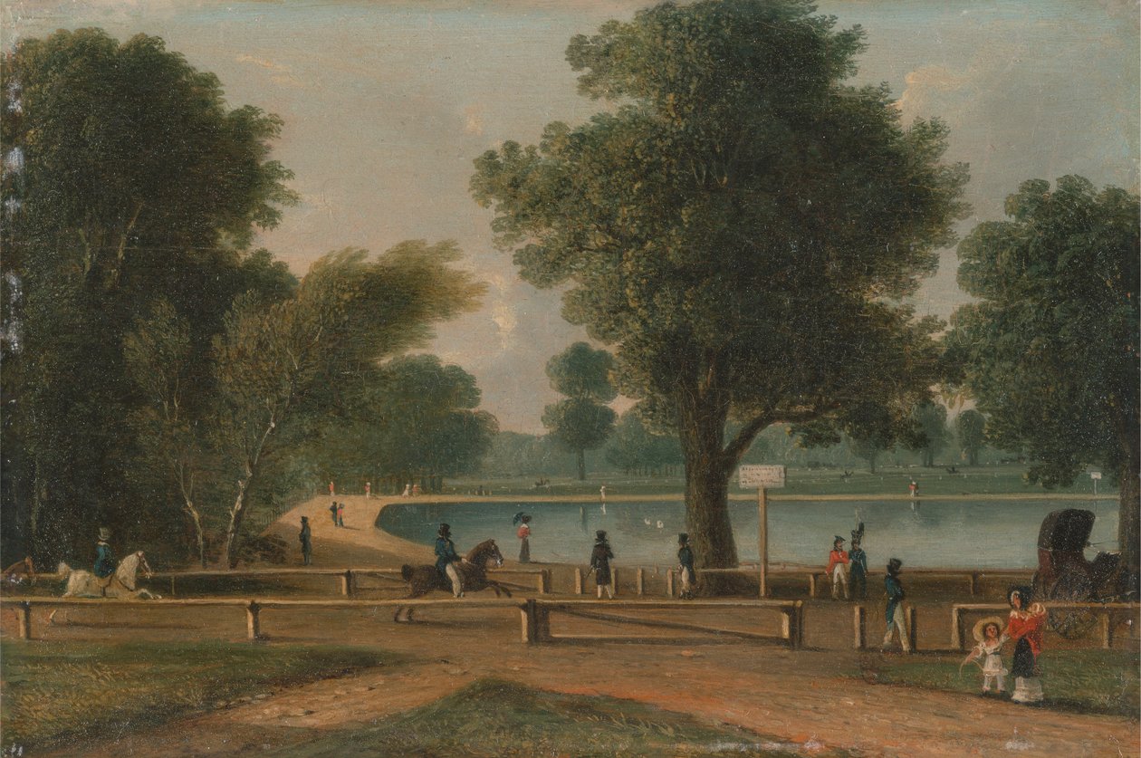 A Serpentine, Hyde Park alkotó: George Sidney Shepherd