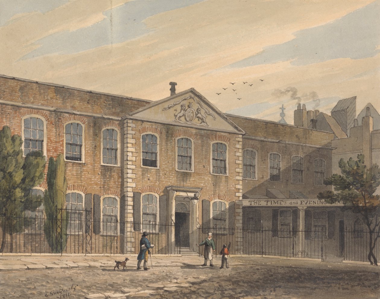 A Times és az Evening Mail Office alkotó: George Sidney Shepherd