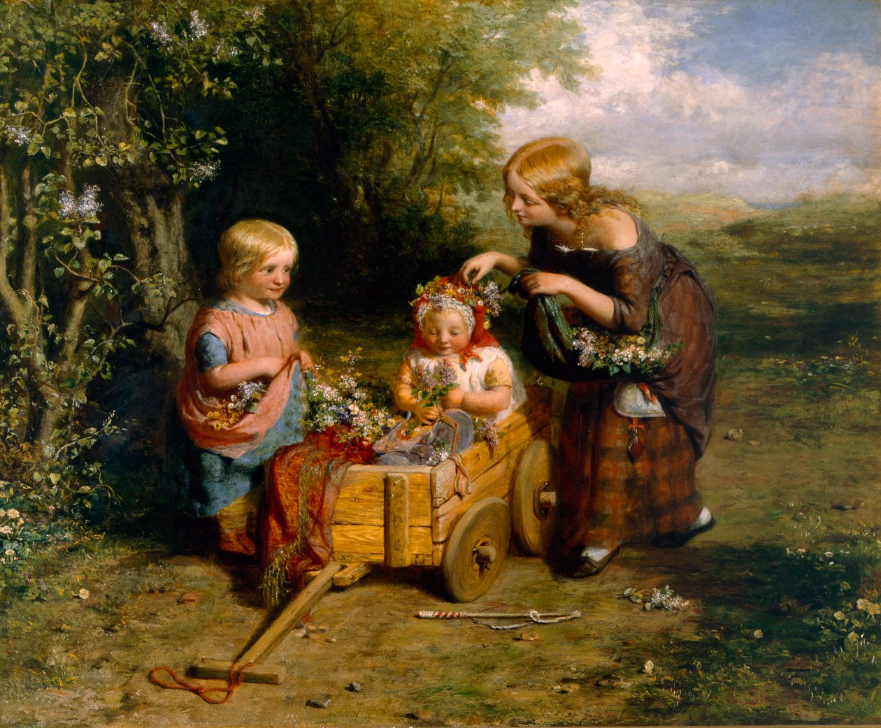 Tavaszi virágok, 1851. alkotó: George Smith