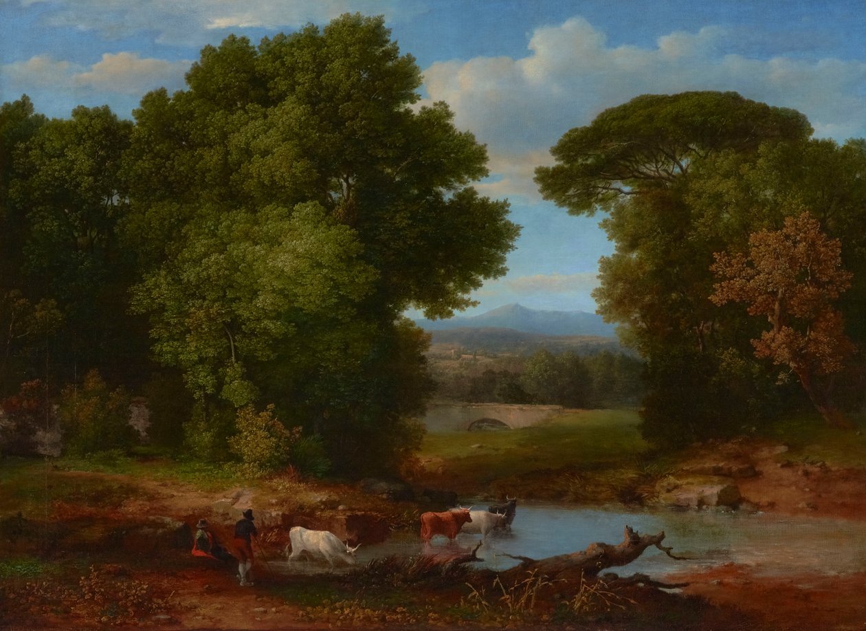 A római vízvezeték egy darabja 1852 (Olaj, vászon) alkotó: George Snr. Inness
