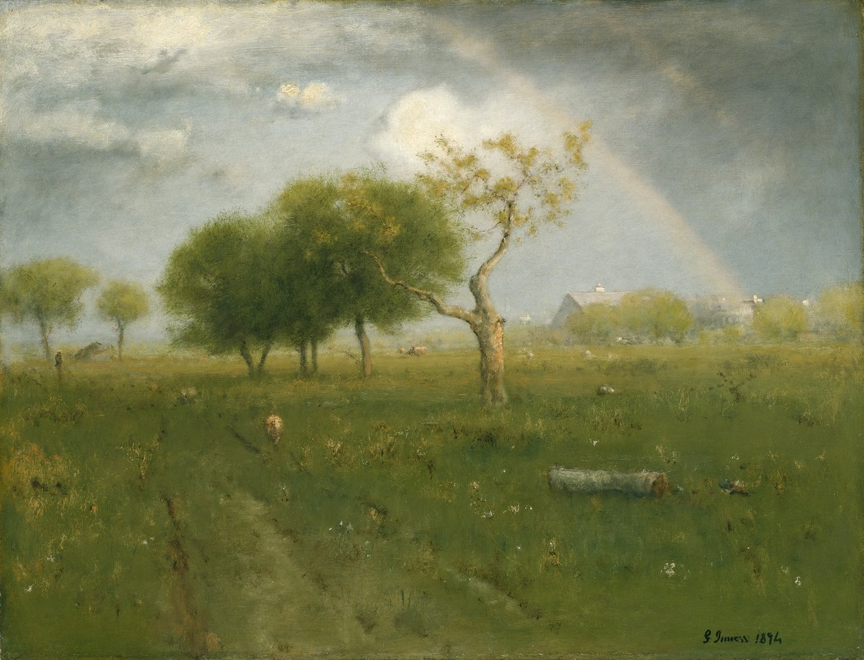 Egy nyári zápor után, 1894 alkotó: George Snr. Inness
