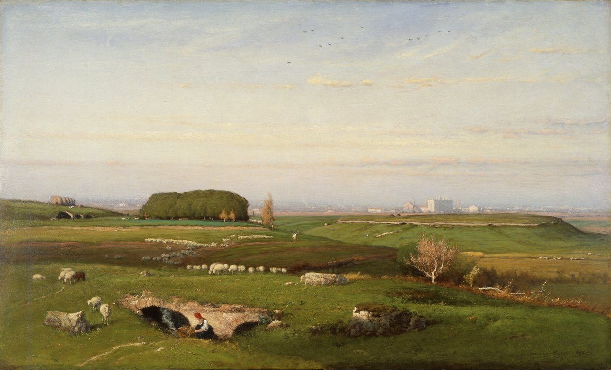 A római Campagnában alkotó: George Snr. Inness