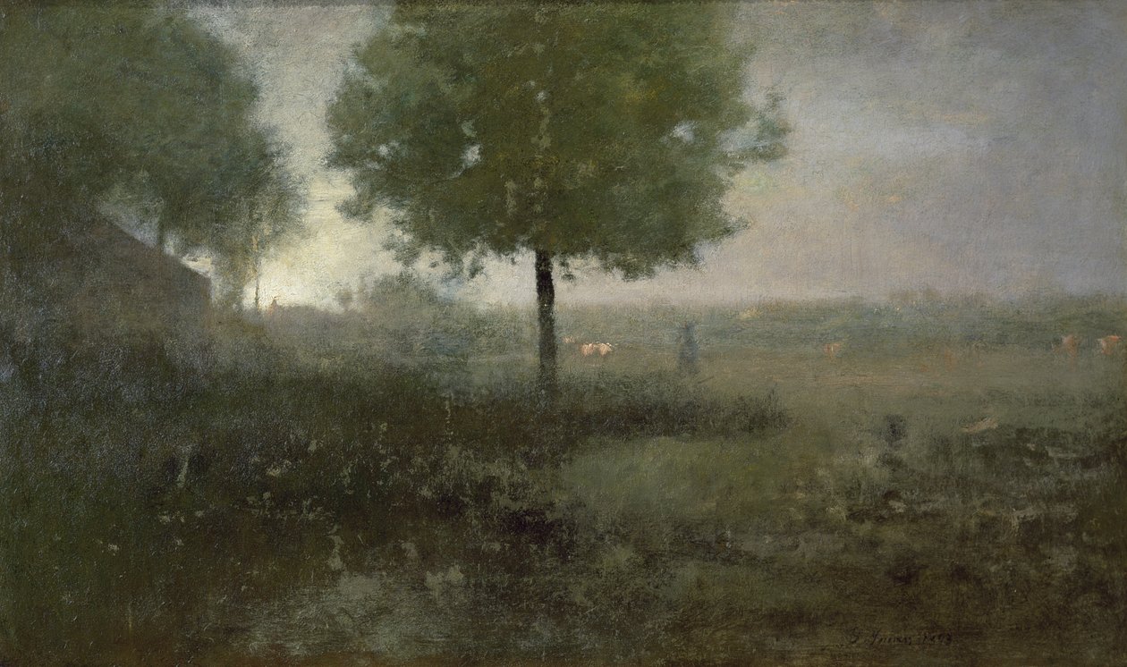 Ködös reggel, Montclair alkotó: George Snr. Inness