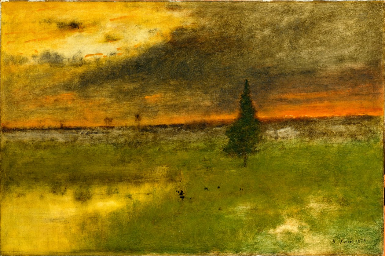 A magányos fenyő alkotó: George Snr. Inness