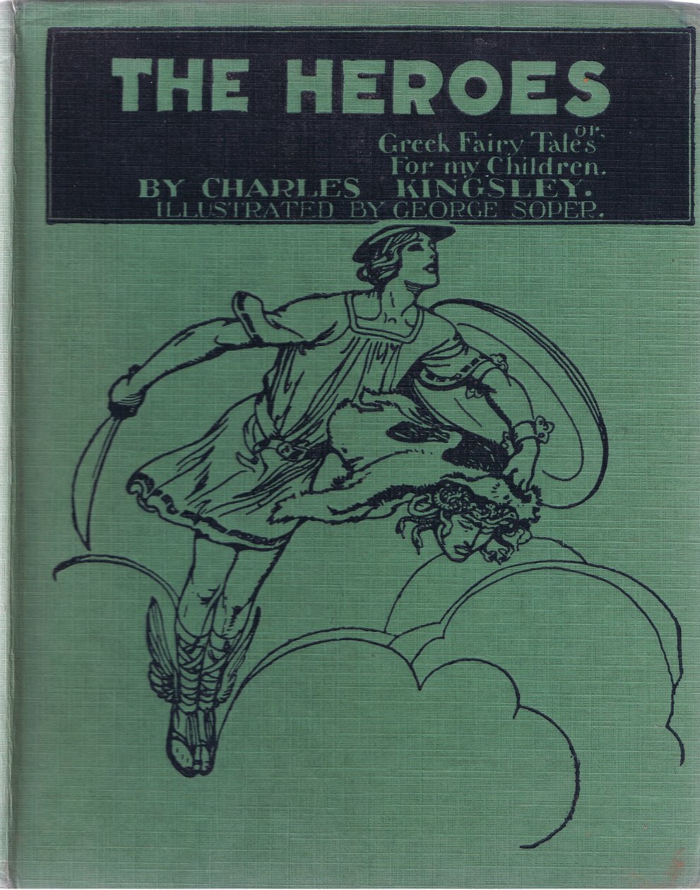 Elülső tábla kialakítása a The Heroesból, amelyet George Allen és Unwin 1929-ben adott ki alkotó: George Soper