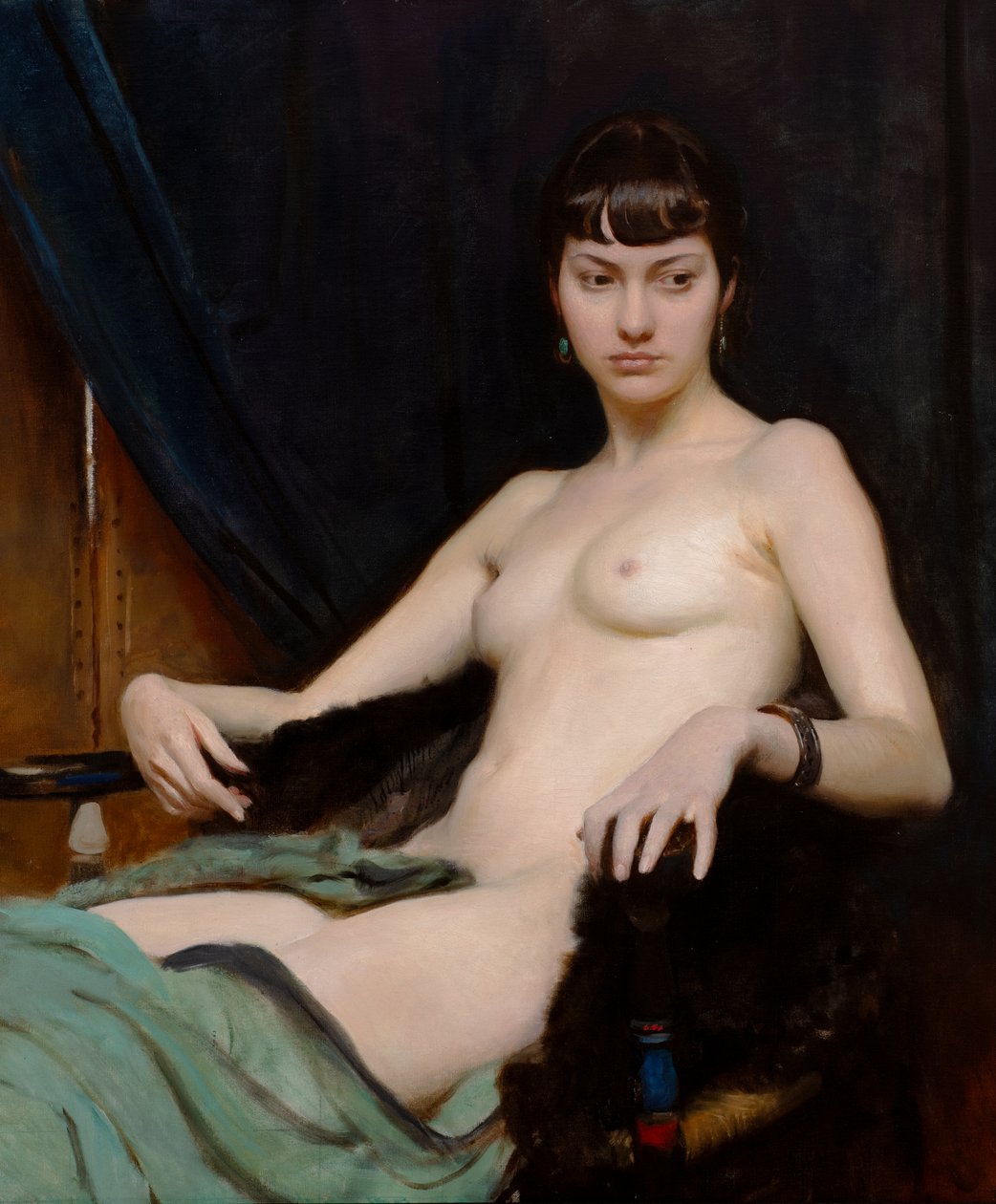 Tanulmány (olaj, vászon) alkotó: George Spencer Watson