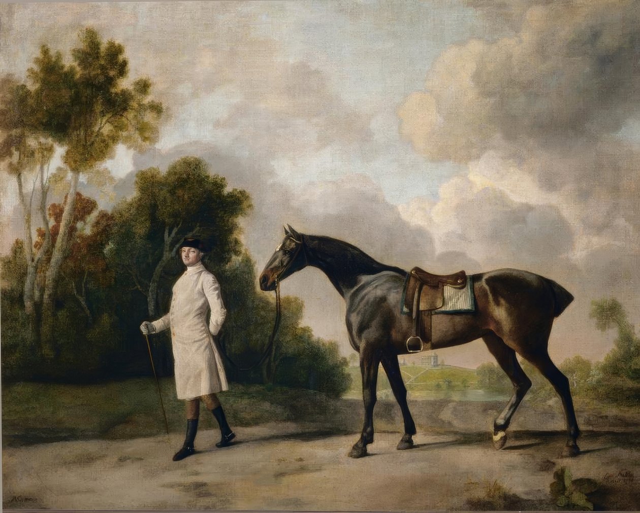 Asheton, Curzon 1. vikomt, Mariával alkotó: George Stubbs