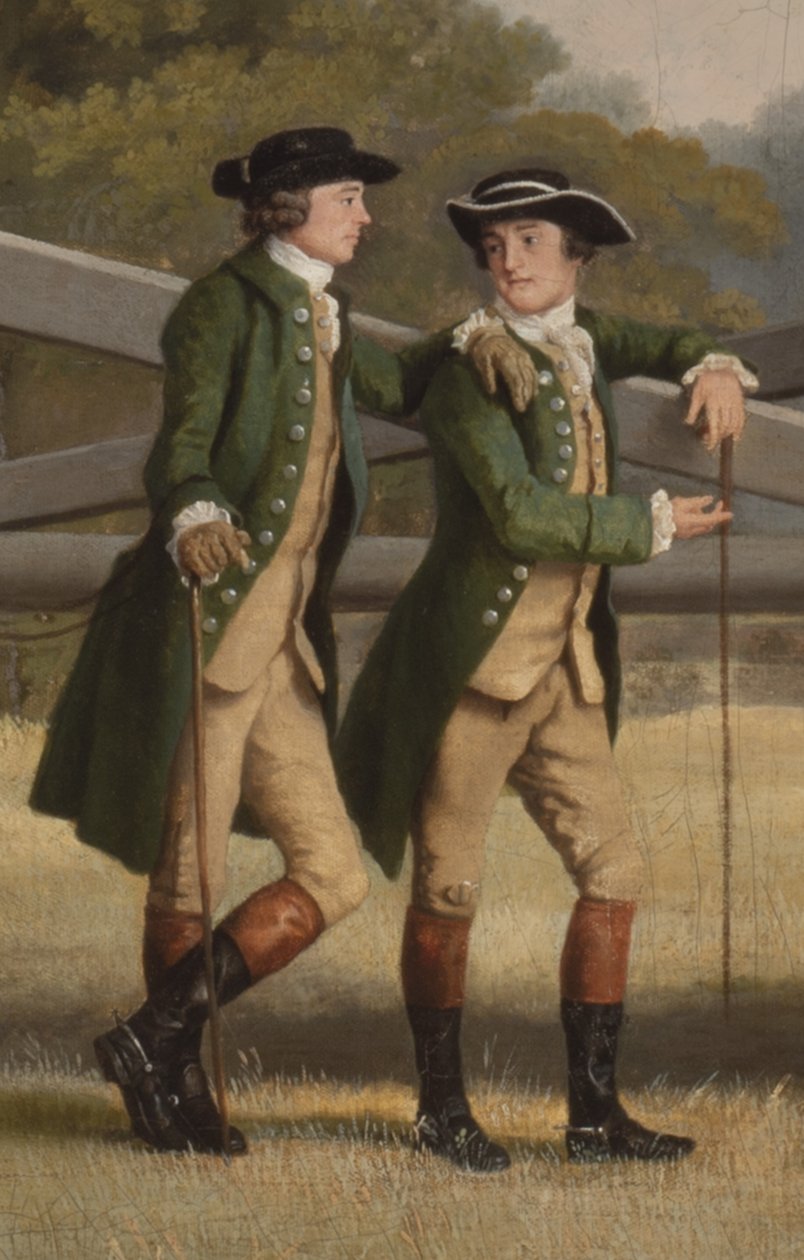 Részlet William Henry Cavendish-Bentincktől, Portland 3. hercegétől és öccsétől, Lord Edwardtól, 1767-68 (3089923 részlet) alkotó: George Stubbs