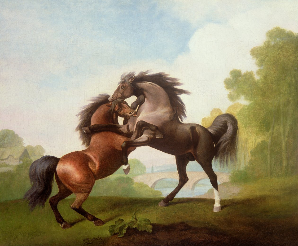 Lovak harca alkotó: George Stubbs