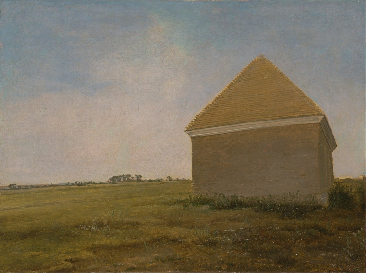 Newmarket Heath, egy dörzsölt házzal alkotó: George Stubbs
