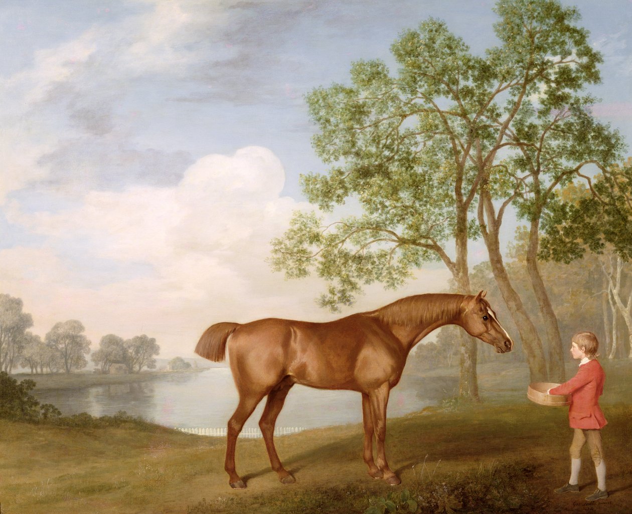 Tök egy istálló-legénnyel alkotó: George Stubbs