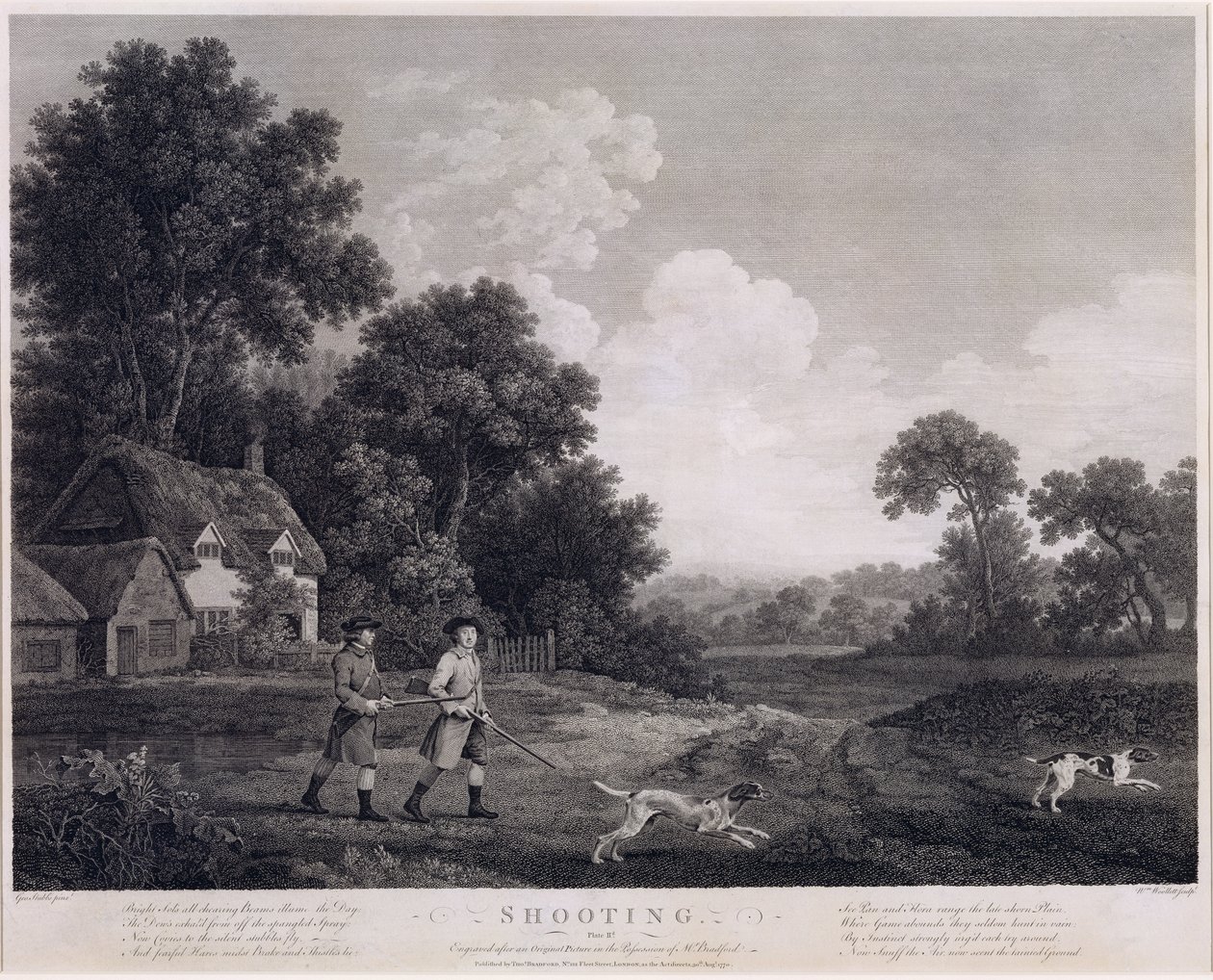 Lövés, 2. tábla, vésette William Woollett (1735-85) 1770 (ötödik állapotú metszet és rézkarc) alkotó: George Stubbs